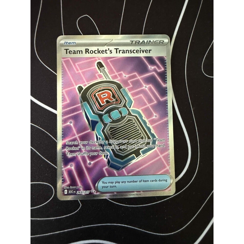 Team Rocket's Transceiver 263/217 Me: Ascended Heroes Holo
